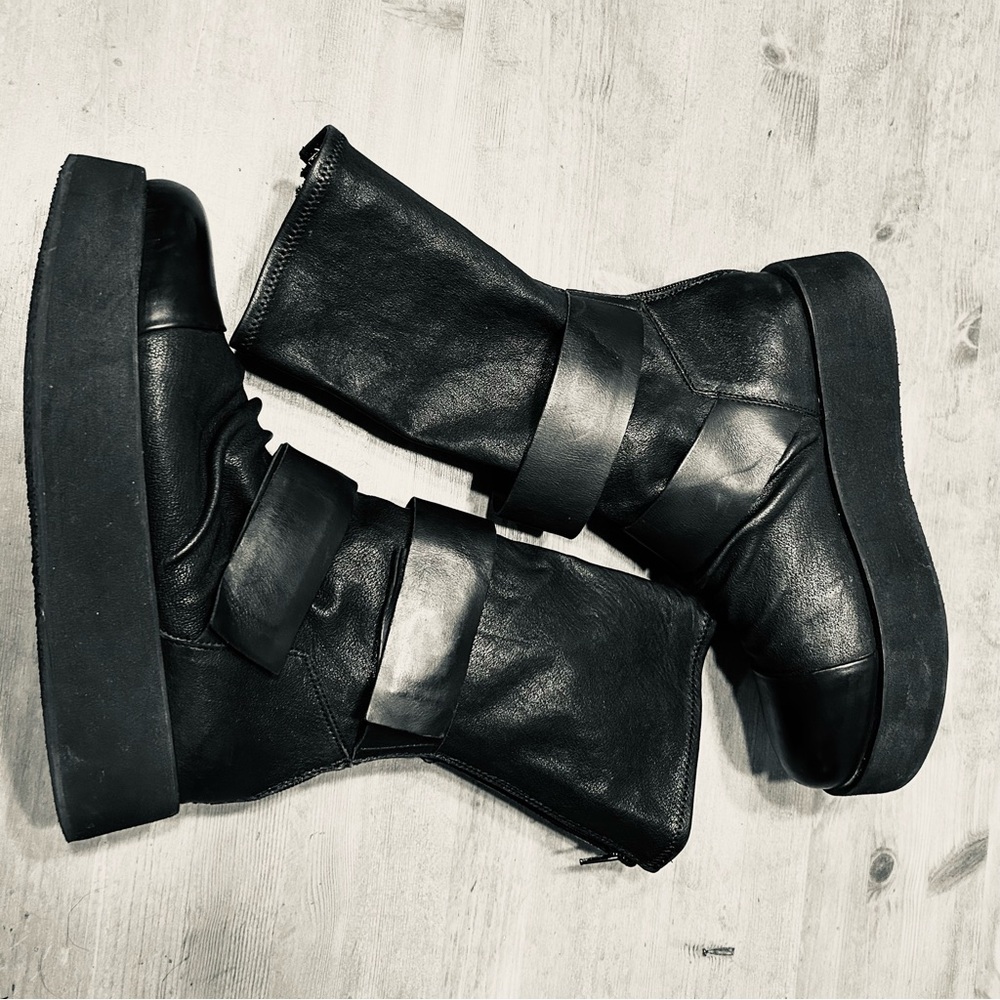 PURO Secret Black Platform Boots (approximate size women’s 9.5)
